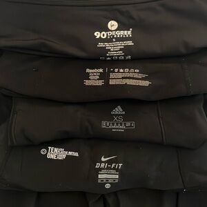 Bundle of 4 leggings XS